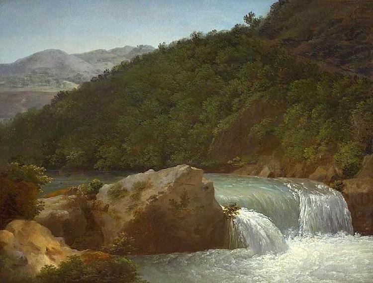 Jean-Joseph-Xavier Bidauld View of the Cascade of the Gorge near Allevard china oil painting image